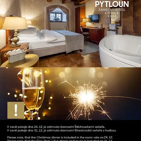ホテル Pytloun Chateau Ctenice 4*